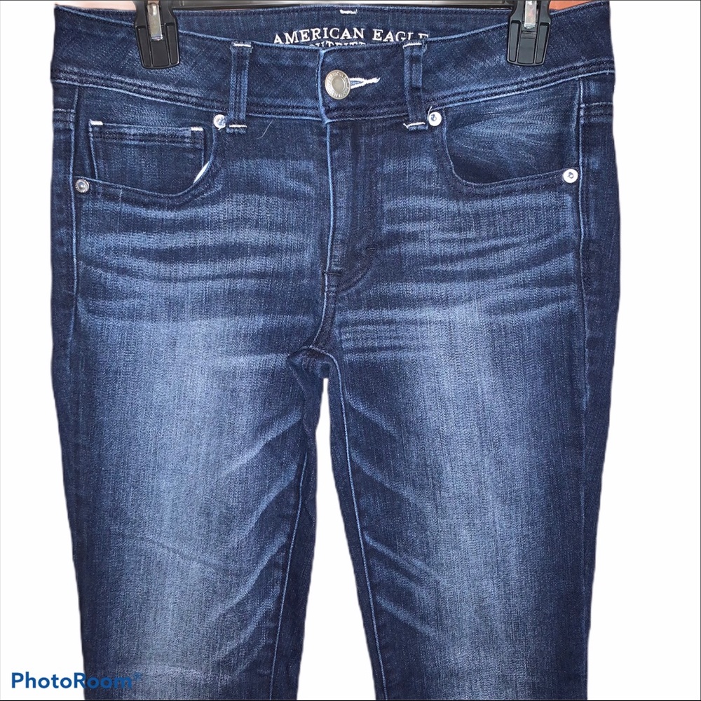 AEO | Super Stretch Kickboot Midrise Jeans - Picture 3 of 7